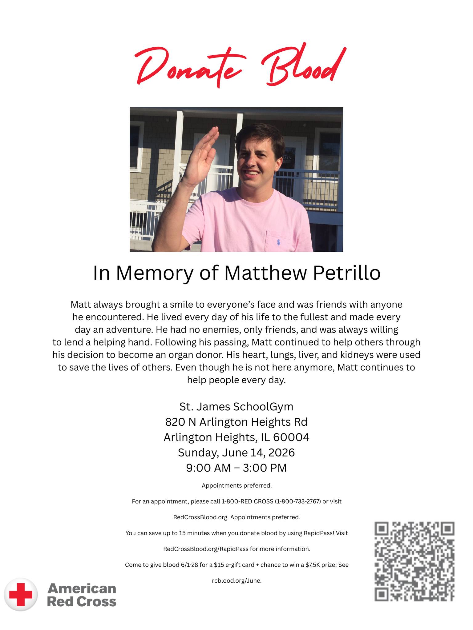 Matthew Petrillo Arlington Heights, IL Death-Obituary: Honoring A Beloved Brother